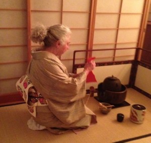 Jan Waldmann was trained in Kyoto, Japan, in the nuances of Japanese tea ceremony.