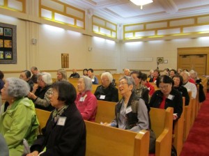 Attendees at Rev. Nishiyama’s session