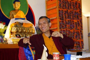 Yangsi Rinpoche, DFF’s current spiritual director, also president of Maitripa College in Portland, at a 2012 DFF event