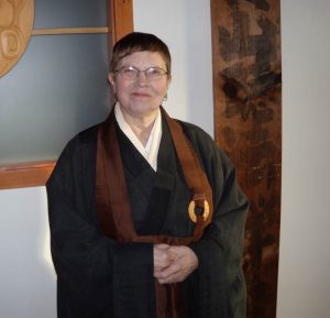 Rev. Genko Blackman, a leader in supporting the dharma needs of current and former prison inmates.