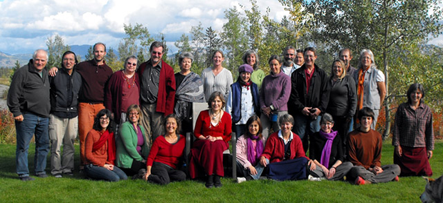Yukon sangha at 2009 phowa retreat with Chagdud Khadro