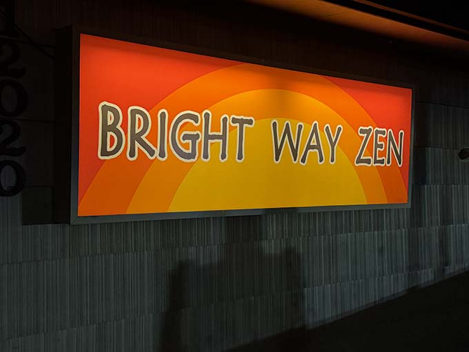 Bright Way Zen's exterior sign.