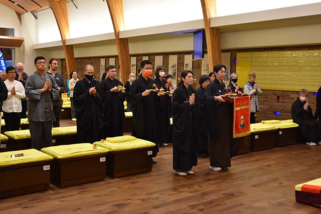 The practitioners respectfully invite the celebrant master