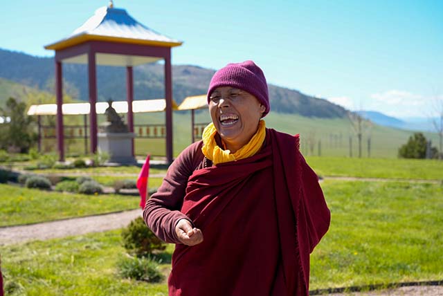 Dorlop Choenyi Sangmo at the Namchak Retreat Ranch