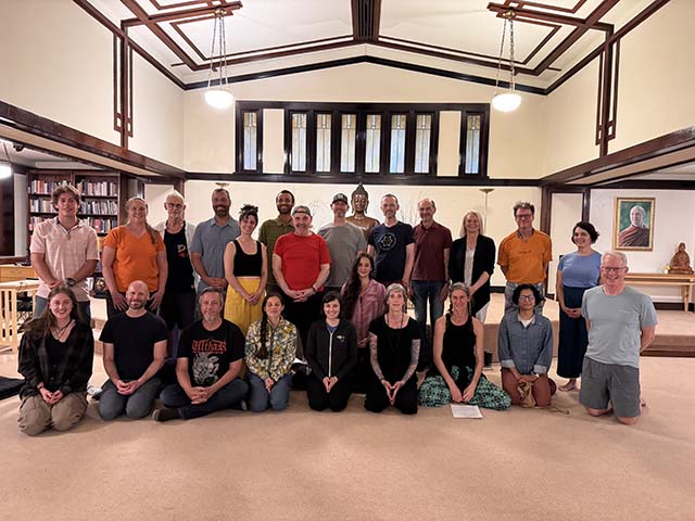 Gathering after the Monday Night Sangha at the Portland Dhamma Center