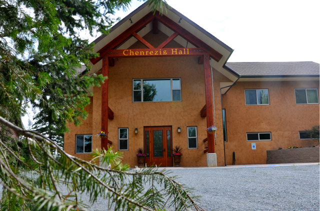The new Chenrezig Hall