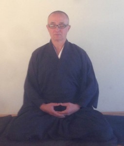 Author in meditation, back in Vancouver