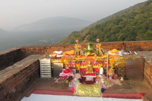 From this cliff high on Vulture Peak, the Buddha delivered the famous Heart Sutra, an exposition on emptiness
