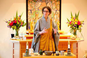 Zen Master Jeong Ji, shortly after receiving dharma transmission, shares the wisdom of her lineage with Blue Heron sangha