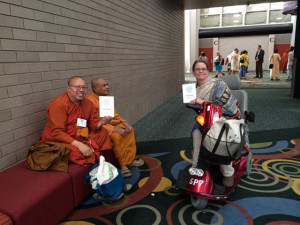 Ajahn Ritthi and two parliament participants