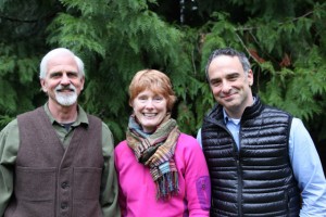 Cascadia Mindfulness Institute founders Janice Sack-Ory, Kurt Hoelting, and Jonas Batt