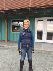 Whitmore outside her newly opened gallery on Camano Island