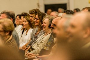 People were rapt, and amused, during the weekend teachings in Seattle