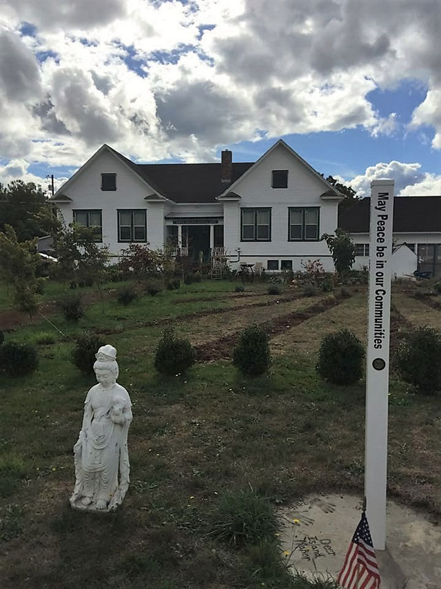 Jishin and Jason Dunn have turned this 108-year-old building into a Jodo Shin Buddhist temple and retreat center.