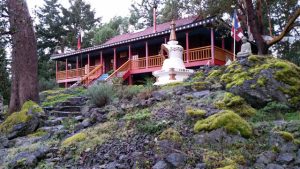 Sakya Kachod Choling Retreat Center and stupa in 2016.