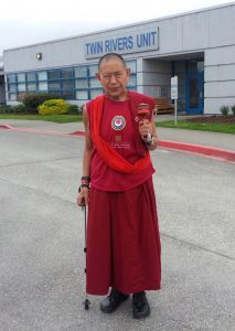In April, His Eminence Garchen Rinpoche visited inmates at the Twin Rivers Unit (TRU).