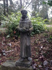 A statue of St. Francis