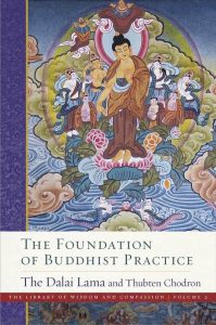 Volume two of the Library of Wisdom and Compassion series, “The Foundation of Buddhist Practice,” was recently released