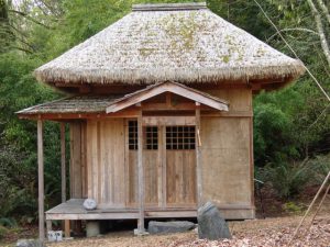 An Olympia Zen Center replica of Gogo-an, Ryokan’s hut where he lived for many years.