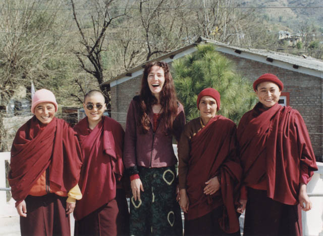 Caterina was the first English teacher for the first group of nuns that joined the nunnery in the days it was still based in Tashi Jong, northern India.