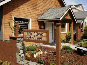 The Red Cedar Zen facility, shared with Bellingham Insight, was a significant presence in the Bellingham Dharma community
