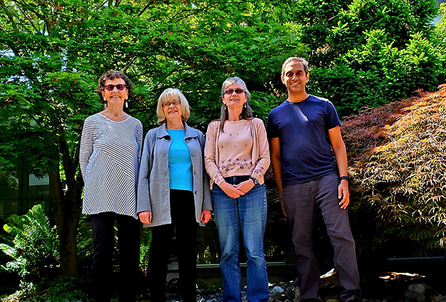 The seven Local Dharma Leaders presenting the series include Sooz Appel, Lauren Wilson, Lyndal Johnson, and Arvind Moorthy, pictured, plus Susan Alotrico, Jerry Harter and Steve Wilhelm, not pictured