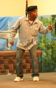 Michael Willis, Mulloy’s first prison pen pal, in “Much Ado About Nothing” at San Quentin prison