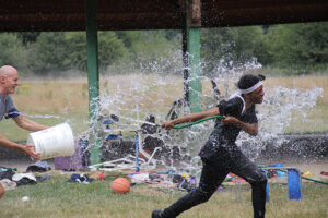 Water fight at Dharma Camp