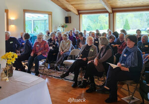 A 2024 Enso House memorial celebration, for a woman named Cynthia, another of the  facility’s new  uses