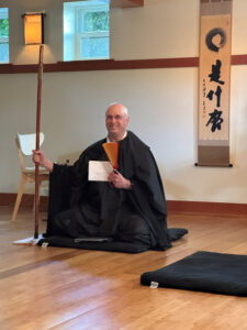 Shuso answers practice questions from Seattle Soto Zen sangha members, and other Northwest sanghas online via Zoom