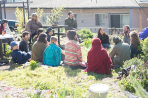 Satyavayu shares a teaching at the Kailash Ecovillage