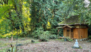 The Olympia Zen Center replica of the Gogo-an hut, where Zen poet and master Daigu Ryōkan lived more than a century ago in Japan