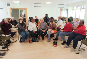 Tuere Sala and visiting teacher Venerable Pannavati, who led one of the first retreats at the new center