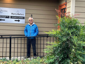 The sangha practices at the Many Waters Wellness Center. With Chris Howard, author