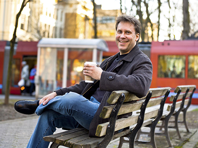 Professor of theology Paul Metzger is very engaged with Portland’s spiritual and religious activities