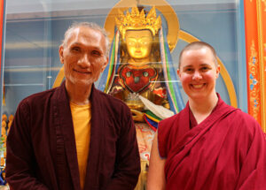 Yangsi Rinpoche, president of Maitripa College, and Venerable Yönten, abbess of the Maitripa Rabjungma Community