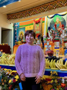 Lama Jacqueline attending the 2024 Padmasambhava Festival in New York City, on behalf of Samden Ling