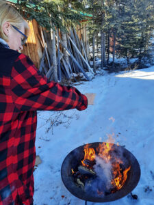 Bobbi Rhodes offering Riwo Sangchod